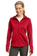 Sport-Tek® Women's Tech Fleece Full-Zip Hooded Jacket. L248