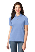 Port Authority® Women's Heavyweight Cotton Pique Polo.  L420