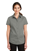 Port Authority® Women's Short Sleeve SuperPro™ Twill Shirt. L664