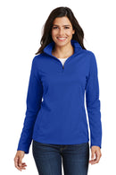 Port Authority® Women's Pinpoint Mesh 1/2-Zip . L806