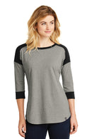 New Era ® Women's Heritage Blend 3/4-Sleeve Baseball Raglan Tee. LNEA104