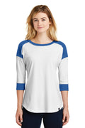 New Era ® Women's Heritage Blend 3/4-Sleeve Baseball Raglan Tee. LNEA104