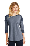 New Era ® Women's Heritage Blend 3/4-Sleeve Baseball Raglan Tee. LNEA104