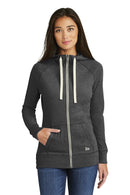 New Era® Women's Sueded Cotton Blend Full-Zip Hoodie. LNEA122