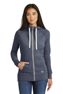 New Era® Women's Sueded Cotton Blend Full-Zip Hoodie. LNEA122