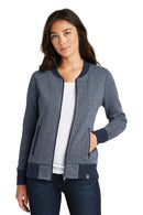 New Era® Women's French Terry Baseball Full-Zip. LNEA503