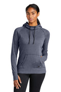 New Era ® Women's Tri-Blend Fleece Pullover Hoodie. LNEA510