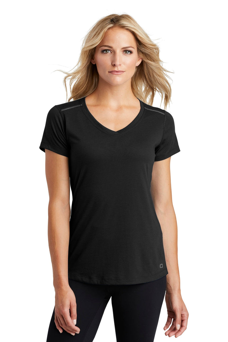 OGIO ® Ladies Peak V-Neck Tee. LOE337