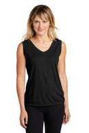 Sport-Tek® Women's Sleeveless PosiCharge® Competitor™ V-Neck Tee. LST352