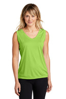 Sport-Tek® Women's Sleeveless PosiCharge® Competitor™ V-Neck Tee. LST352