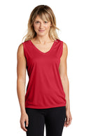 Sport-Tek® Women's Sleeveless PosiCharge® Competitor™ V-Neck Tee. LST352