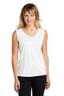 Sport-Tek® Women's Sleeveless PosiCharge® Competitor™ V-Neck Tee. LST352