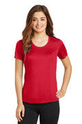 Sport-Tek® Ladies PosiCharge® Elevate Scoop Neck Tee. LST380