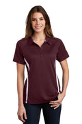 Sport-Tek® Women's PosiCharge® Micro-Mesh Colorblock Polo. LST685