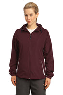 Sport-Tek® Women's Colorblock Hooded Raglan Jacket. LST76