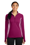 Sport-Tek® Women's Sport-Wick® Stretch Contrast 1/4-Zip Pullover. LST854
