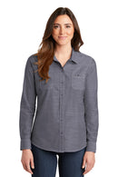 Port Authority® Women's Slub Chambray Shirt. LW380