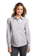 Port Authority ® Ladies SuperPro ™ Oxford Stripe Shirt. LW657