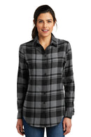 Port Authority® Women's Plaid Flannel Tunic . LW668