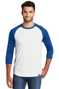 New Era ® Heritage Blend 3/4-Sleeve Baseball Raglan Tee. NEA104