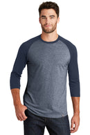 New Era ® Heritage Blend 3/4-Sleeve Baseball Raglan Tee. NEA104
