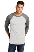 Next Level Apparel®   Adult Tri-Blend 3/4-Sleeve Raglan Tee. NL6051